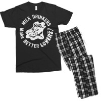 Milk Drinkers Make Better Lovers Men's T-shirt Pajama Set | Artistshot