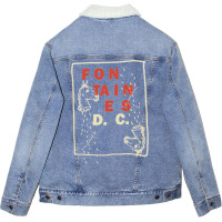 Onedos Fontaines Show D.c. American Dc Tour 2020 Unisex Sherpa-lined Denim Jacket | Artistshot