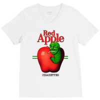 Red Apple Cigarettes V-neck Tee | Artistshot