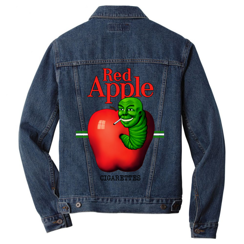 Red Apple Cigarettes Men Denim Jacket by reifenemuksa | Artistshot