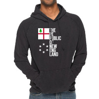 The Republic Of New England Vintage Hoodie | Artistshot