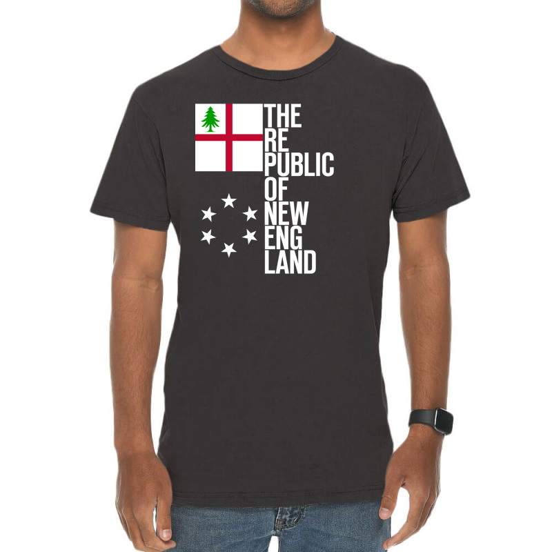 The Republic Of New England Vintage T-Shirt by koorenayoubq | Artistshot