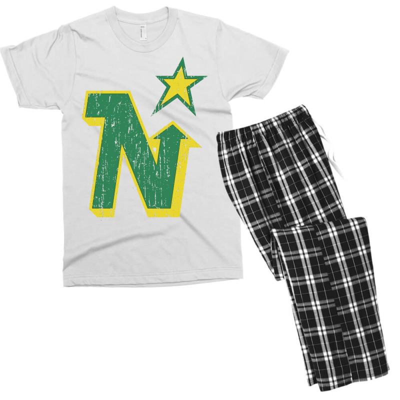 Minnesota North Stars Men's T-shirt Pajama Set | Artistshot