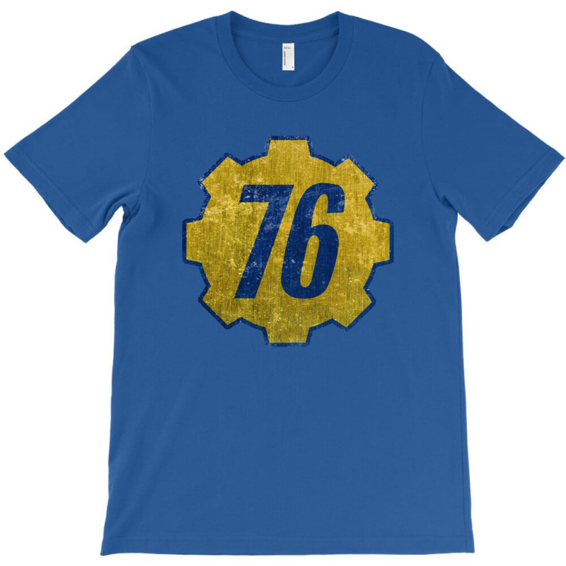 Vault 76   Distressed T-Shirt by koorenayoubq | Artistshot