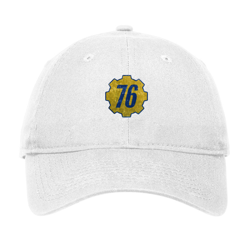 Vault 76   Distressed Adjustable Cap by koorenayoubq | Artistshot