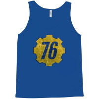 Vault 76   Distressed Tank Top | Artistshot