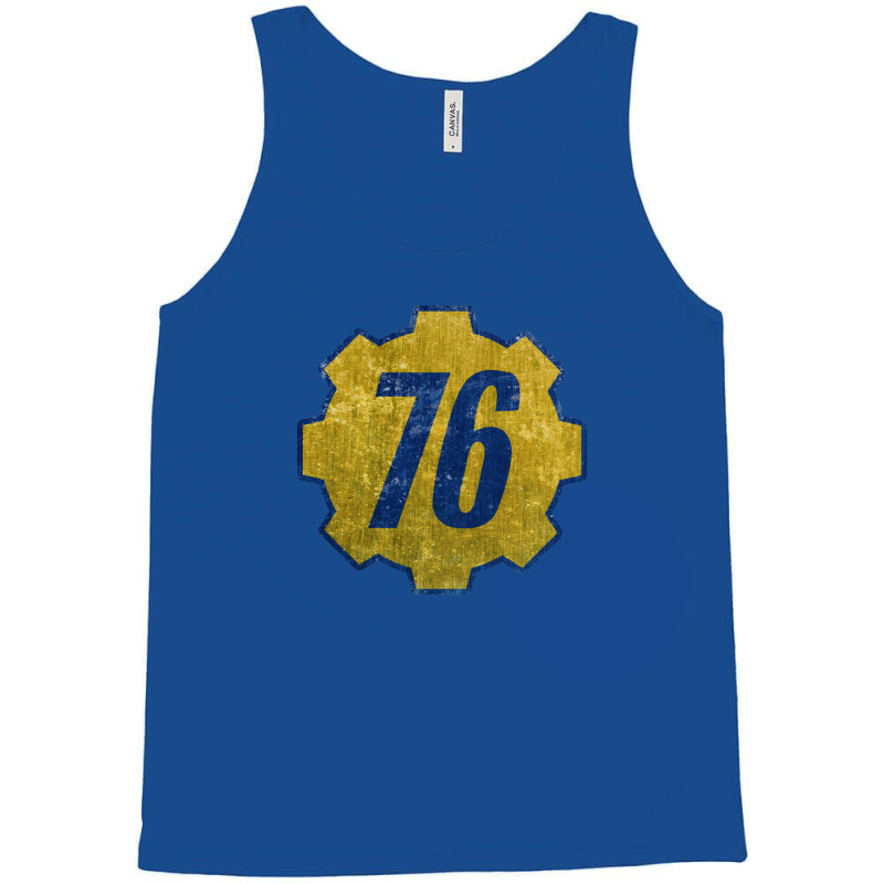 Vault 76   Distressed Tank Top by koorenayoubq | Artistshot