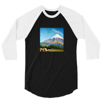 Taranaki Sunrise In Winter   2022 New Zealand Prin 3/4 Sleeve Shirt | Artistshot