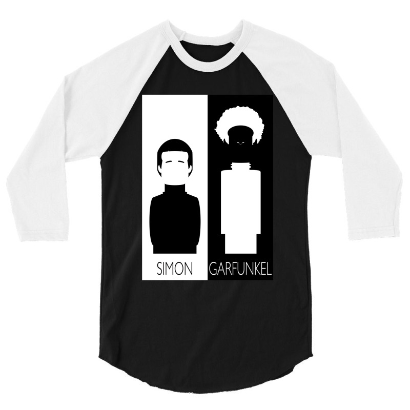 Simon And Garfunkel B&w 3/4 Sleeve Shirt | Artistshot