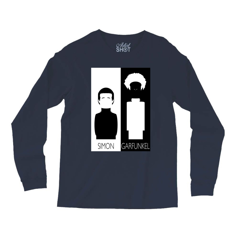 Simon And Garfunkel B&w Long Sleeve Shirts | Artistshot