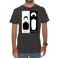 Simon And Garfunkel B&w Vintage T-shirt | Artistshot