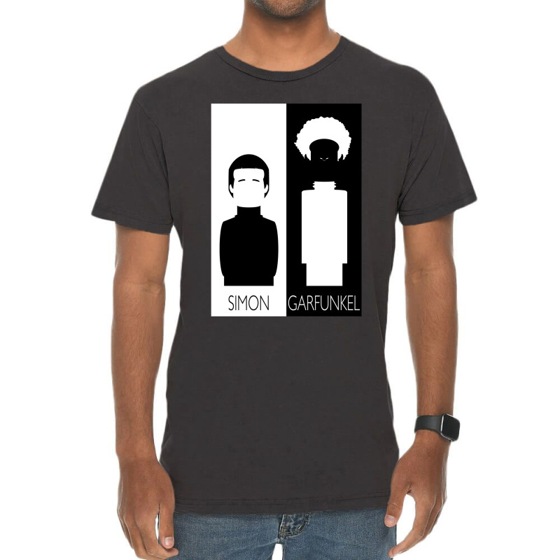 Simon And Garfunkel B&w Vintage T-shirt | Artistshot