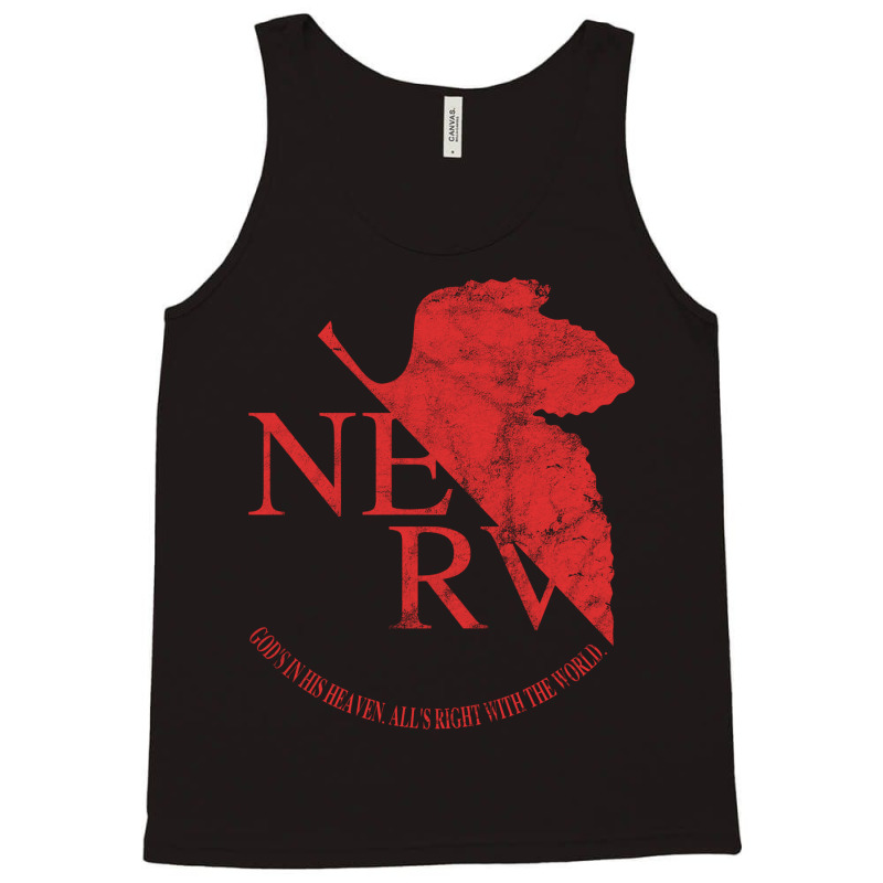 Neon Genesis Evangelion    Vintage Nerv Tank Top by xaqaniportv | Artistshot