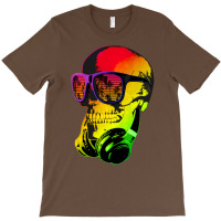 Music Skull   Cool Funny Headphones Dj 1 T-shirt | Artistshot