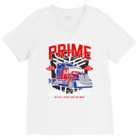 Optimus Prime V-neck Tee | Artistshot