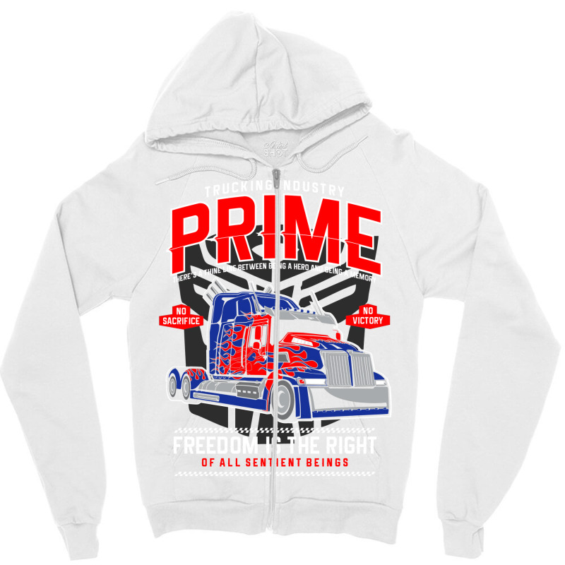 Optimus Prime Zipper Hoodie | Artistshot