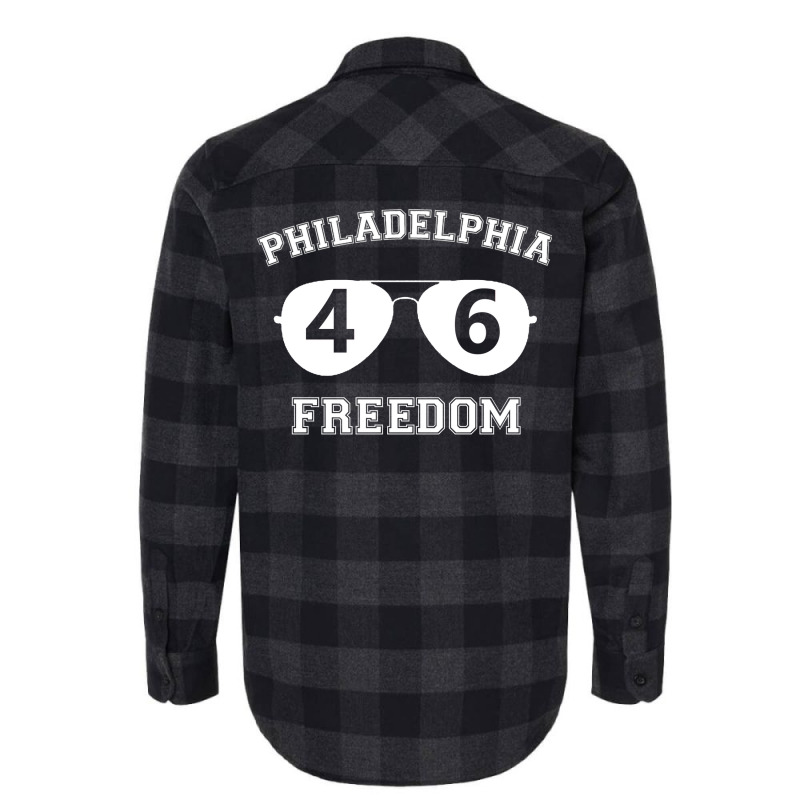 Philadelphia Freedom   Biden 46 Flannel Shirt | Artistshot