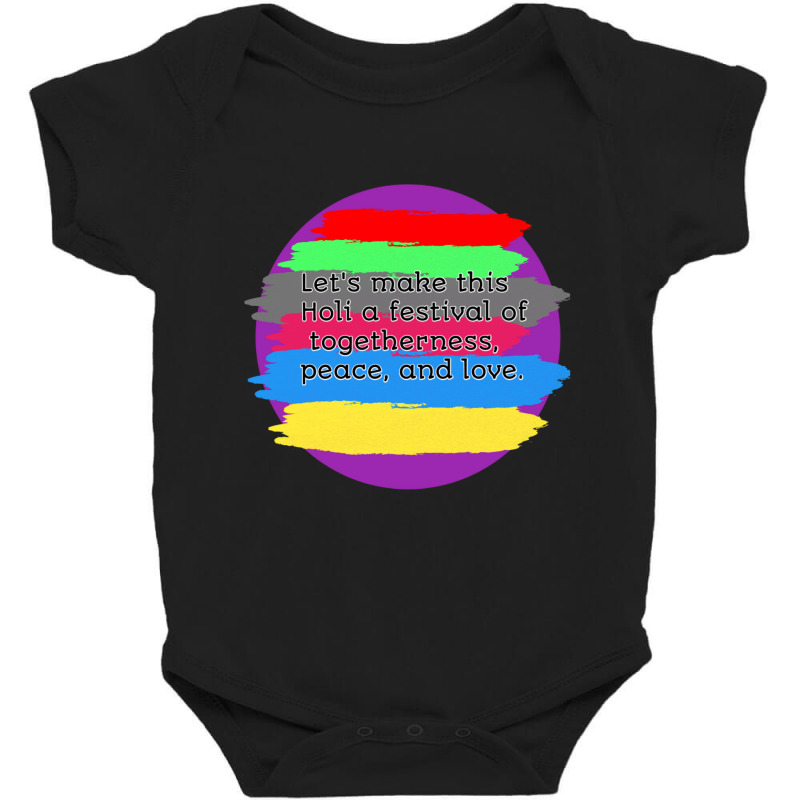 Holi Festival Baby Bodysuit | Artistshot