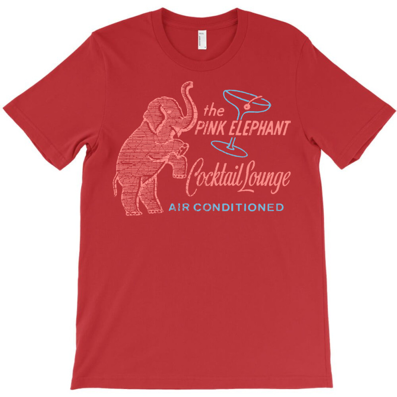 Pink Elephant Cocktail Lounge T-shirt | Artistshot