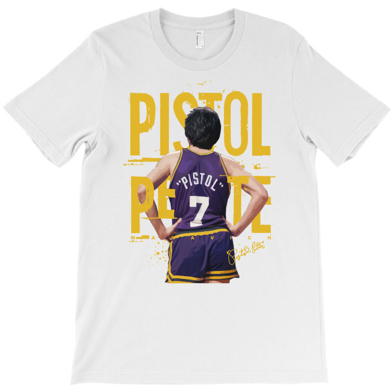 Pistol Pete Maravich T-shirt | Artistshot