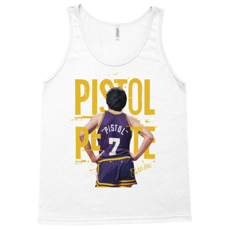 Pistol Pete Maravich Tank Top | Artistshot