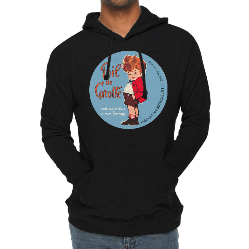 Poil De Carotte    Vintage Francophile Cheese Labe Lightweight Hoodie | Artistshot