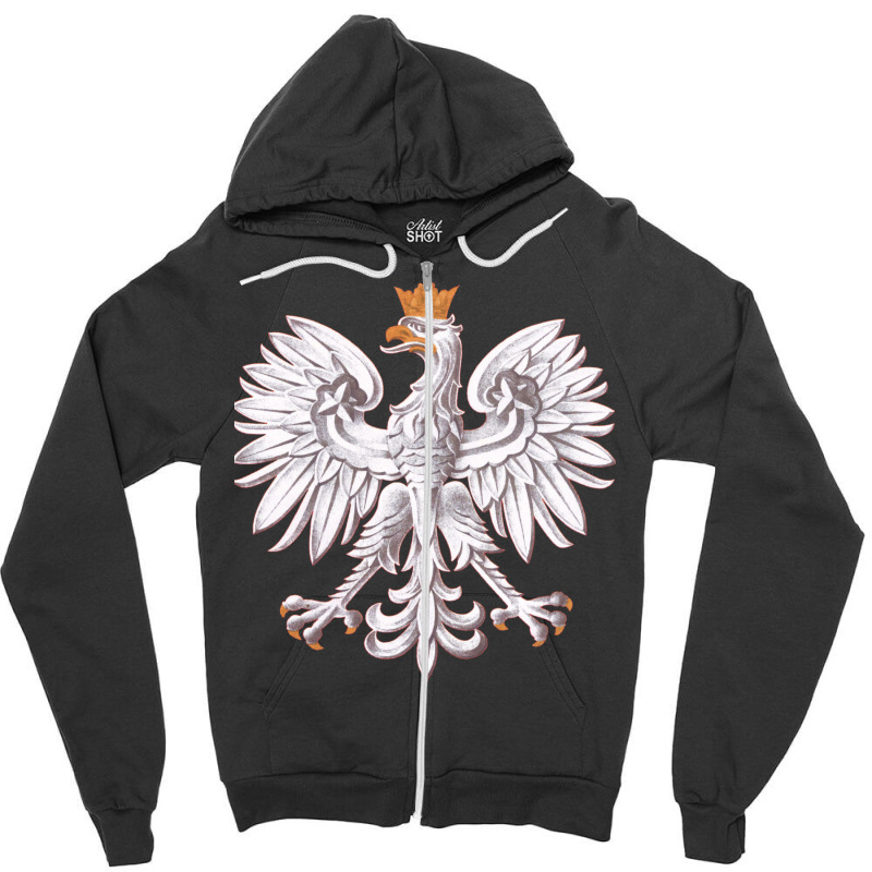 Poland National Eagle Deluxe Shirt Zipper Hoodie | Artistshot