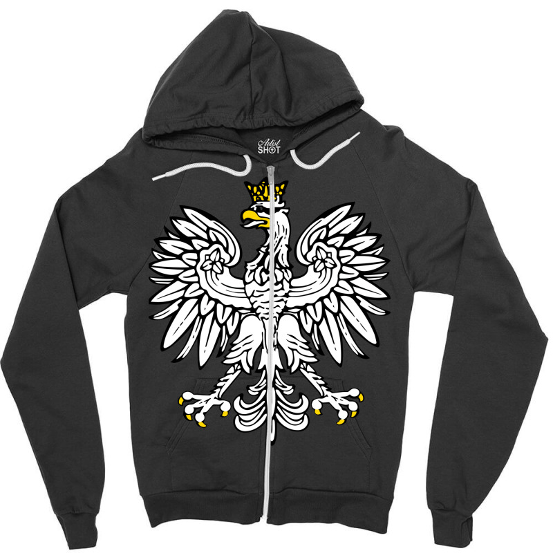 Poland National Eagle Poland Pride Polish Eagle Po Zipper Hoodie | Artistshot