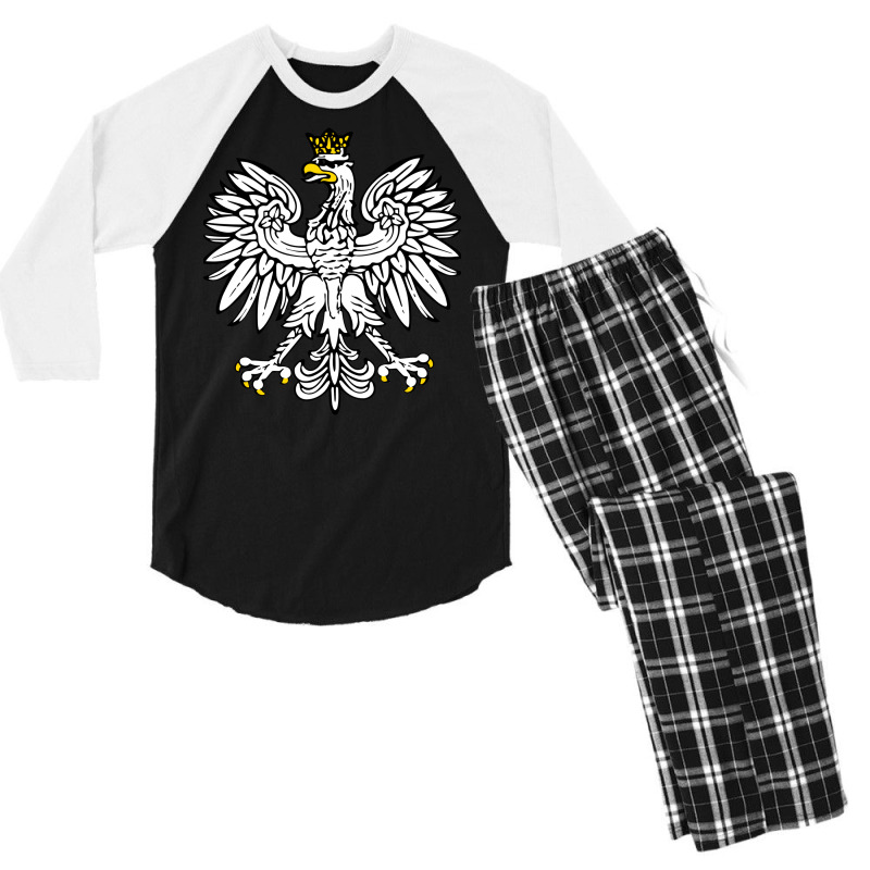 Poland National Eagle Poland Pride Polish Eagle Po Men's 3/4 Sleeve Pajama Set | Artistshot