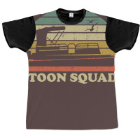 Pontoon Boat Toon Squad Vintage Retro Graphic T-shirt | Artistshot