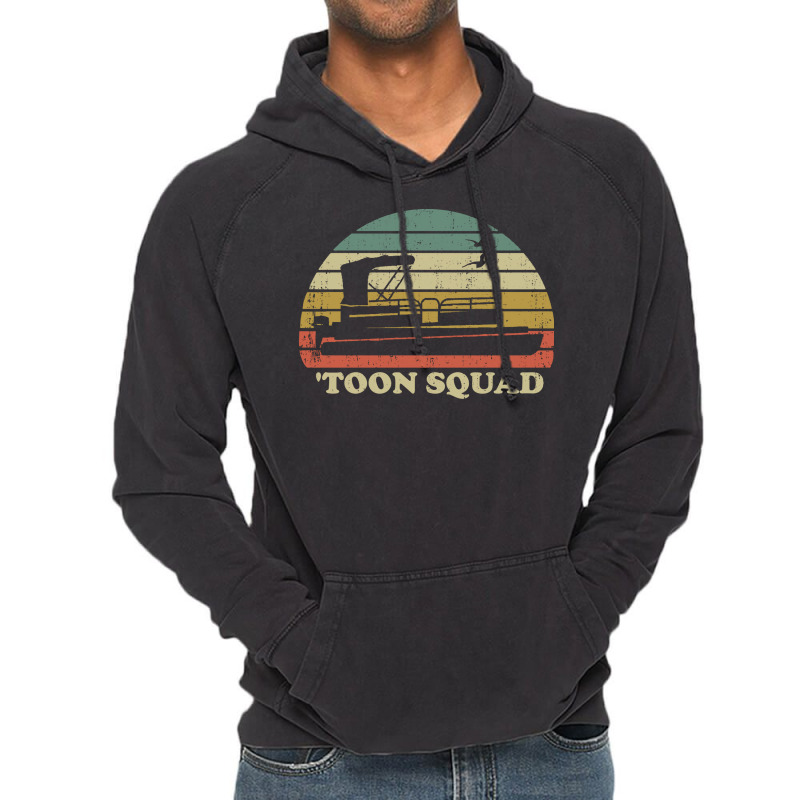 Pontoon Boat Toon Squad Vintage Retro Vintage Hoodie | Artistshot