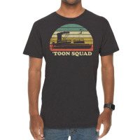 Pontoon Boat Toon Squad Vintage Retro Vintage T-shirt | Artistshot