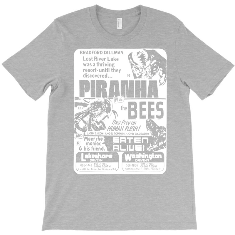 Piranha Plus The Bees    B Movie Cult Film Fan T-shirt | Artistshot