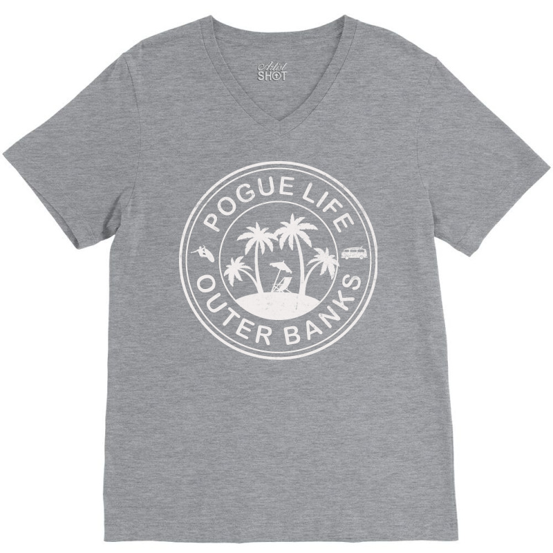 Pogue Life Outer Banks V-neck Tee | Artistshot