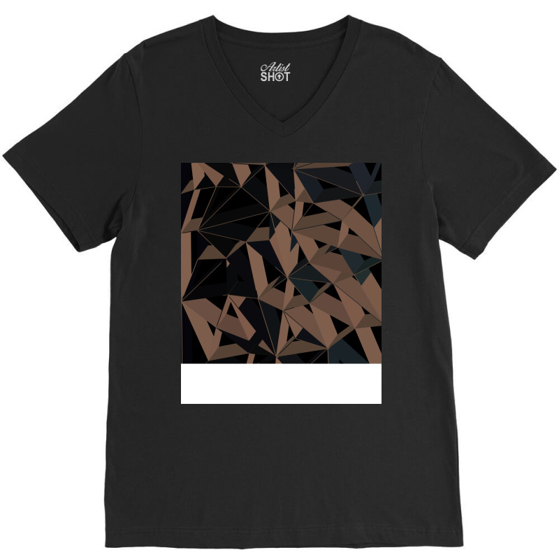 3d Futuristic Geo Bg Viii Cute V-neck Tee | Artistshot