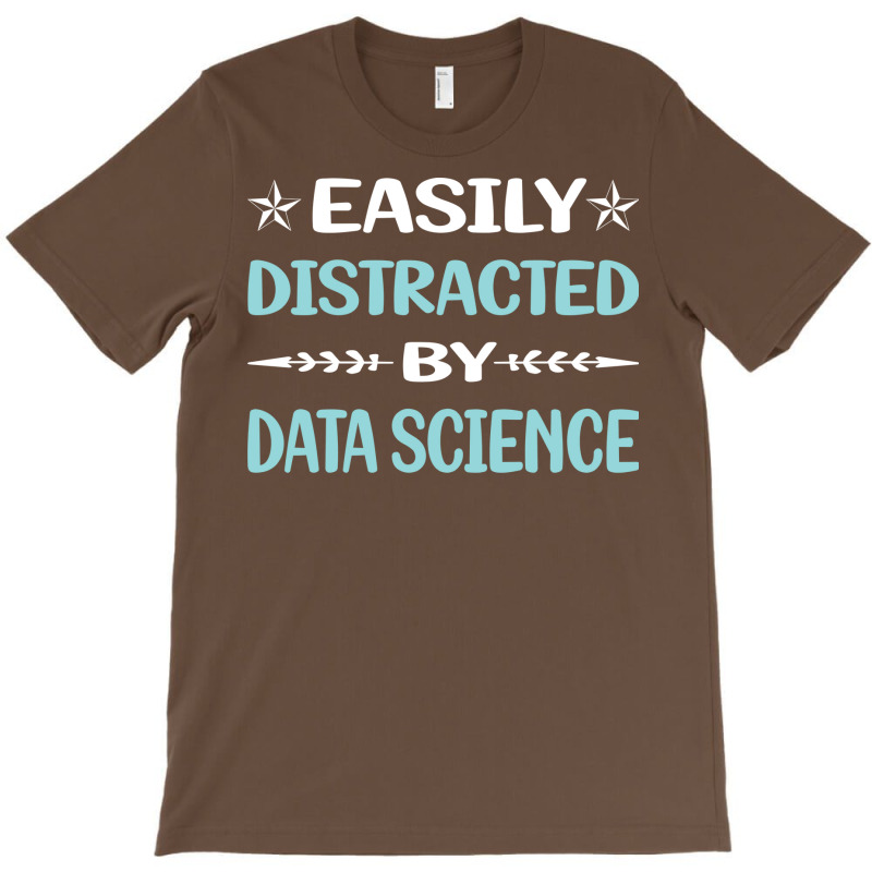 Funny Easily Distracted By Data Science Red T-shirt | Artistshot