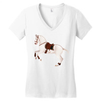 Baroque Andalusian Horse Equine Rampaige Women's V-neck T-shirt | Artistshot