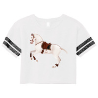 Baroque Andalusian Horse Equine Rampaige Scorecard Crop Tee | Artistshot