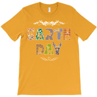 Earth Day Hipster Red T-shirt | Artistshot