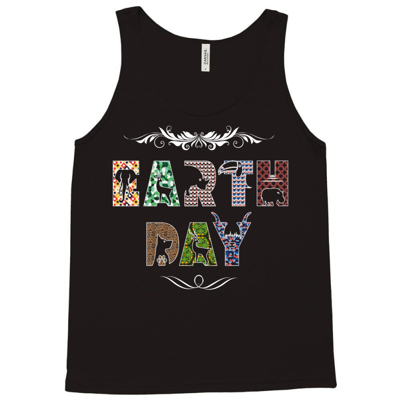 Earth Day Hipster Red Tank Top by qiyamtorlesp | Artistshot