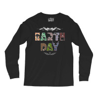 Earth Day Hipster Red Long Sleeve Shirts | Artistshot