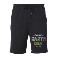 Earth Day Hipster Red Fleece Short | Artistshot