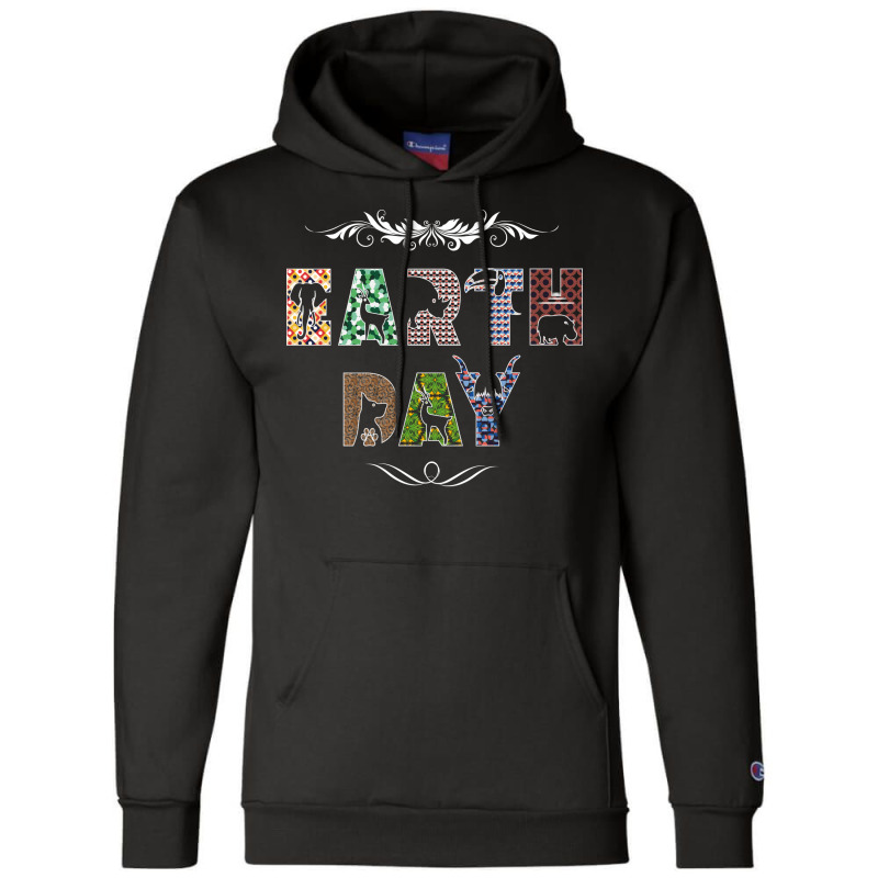 Earth Day Hipster Red Champion Hoodie by qiyamtorlesp | Artistshot