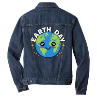 Earth Day Hipster Men Denim Jacket | Artistshot