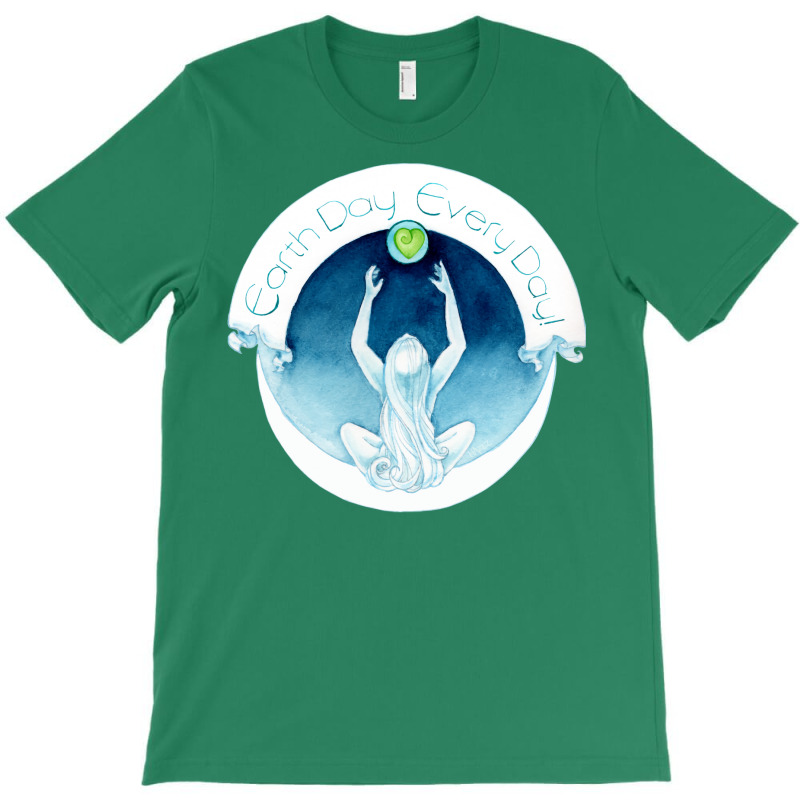 Earth Day Every Day Blue T-Shirt by azawadfedinx | Artistshot