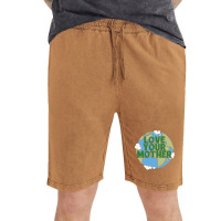 Earth Day Music Blue Hipster Vintage Short | Artistshot