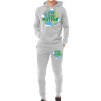 Earth Day Music Blue Hipster Hoodie & Jogger Set | Artistshot