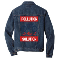 Earth Day No More Pollution Men Denim Jacket | Artistshot