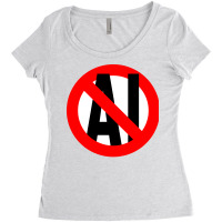 Not Ai Tumblr Women's Triblend Scoop T-shirt | Artistshot