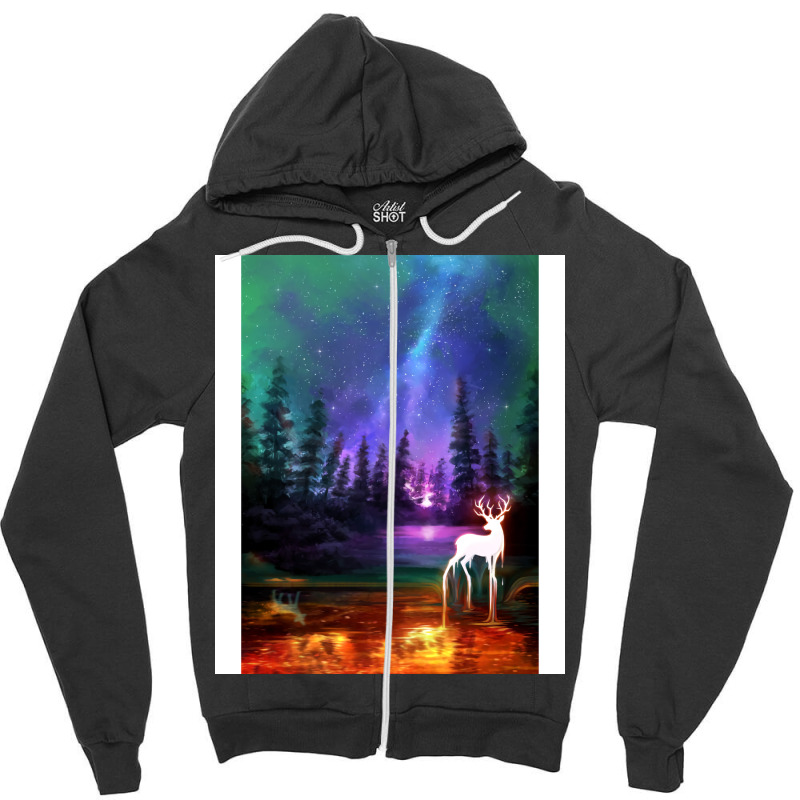 Melting Earth Nostalgia Zipper Hoodie by qiyamtorlesp | Artistshot